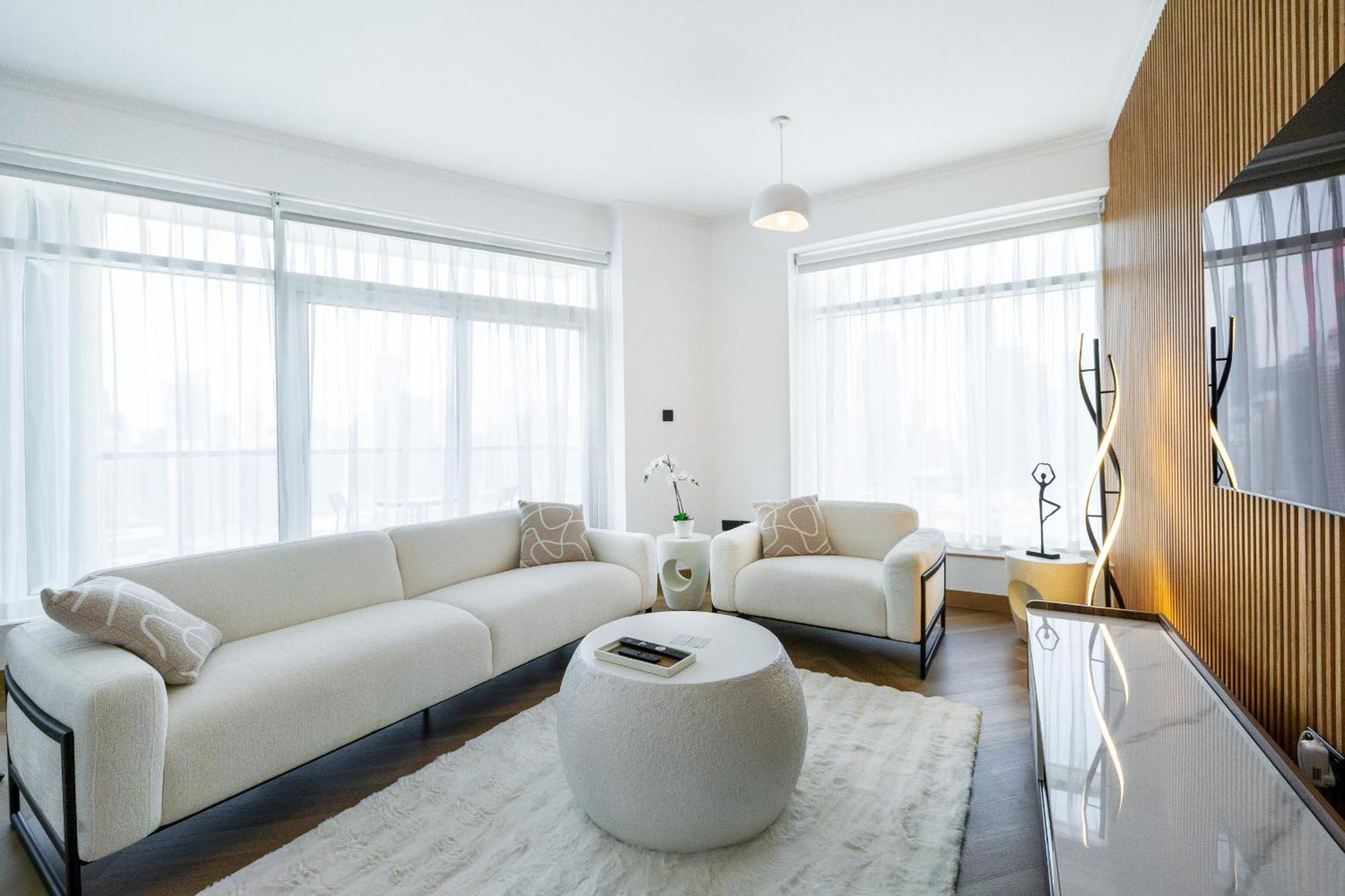 Upgraded Apartment With Stunning Burj Khalifa View Дубай Екстериор снимка