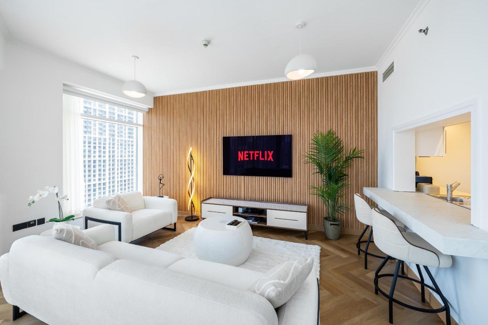 Upgraded Apartment With Stunning Burj Khalifa View Дубай Екстериор снимка